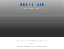Tablet Screenshot of brandaidcreative.com
